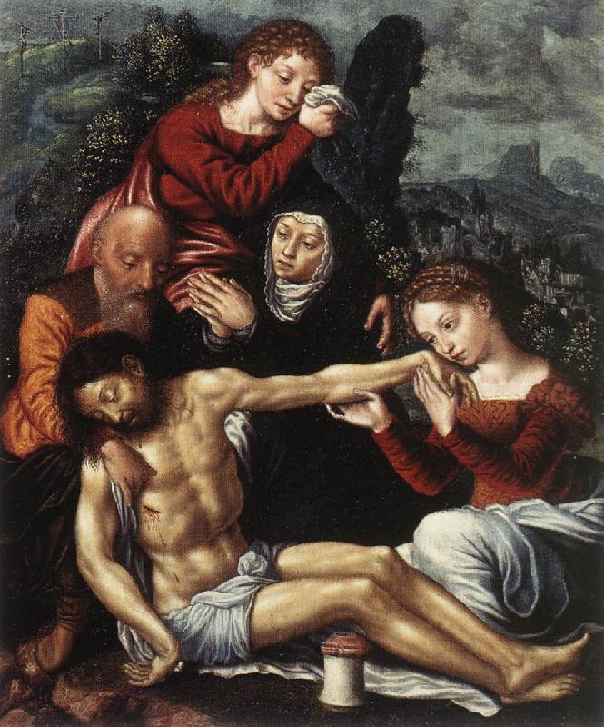 HEMESSEN, Jan Sanders van The Lamentation of Christ sg oil painting picture